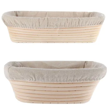 Banneton Brotform Long Bread Dough Proofing Proving Rattan Basket & Liner PY3
Banneton Brotform Long Bread Dough Proofing Proving Rattan Basket & Liner PY3