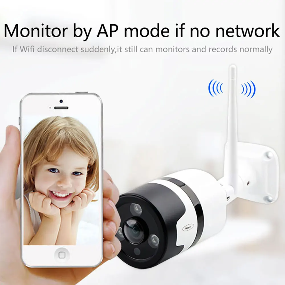 IP Camera 3MP Waterproof Bullet Camera WiFi 360 Security IR Vision Wireless IP Camera outdoor wifi cctv security camera
IP Camera 3MP Waterproof Bullet Camera WiFi 360 Security IR Vision Wireless IP Camera outdoor wifi cctv security camera