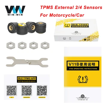 TPMS Tire Pressure Alarm system Sensor Bluetooth TMPS Android / IOS For Motorcycle Car TPMS Tire Tyre Pressure Monitoring System
TPMS Tire Pressure Alarm system Sensor Bluetooth TMPS Android / IOS For Motorcycle Car TPMS Tire Tyre Pressure Monitoring System
