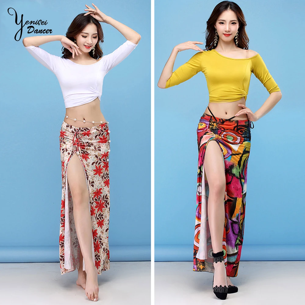 2 Pcs/ Set New Belly Dance Costumes Set Dancing Practice Clothes Sexy Half Sleeve Modal Split Skirt Belly Dance Dress Women New
2 Pcs/ Set New Belly Dance Costumes Set Dancing Practice Clothes Sexy Half Sleeve Modal Split Skirt Belly Dance Dress Women New