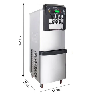 Ice Cream Machine for Restaurants Ice Cream Business Three Heads with Universal Wheels 220V Digital Control System 3300W
Ice Cream Machine for Restaurants Ice Cream Business Three Heads with Universal Wheels 220V Digital Control System 3300W