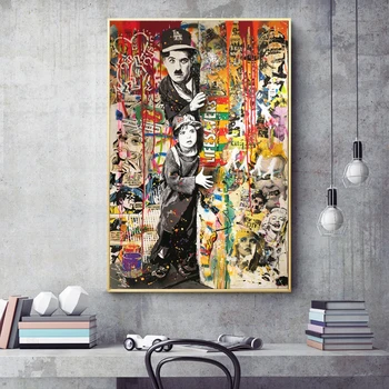 Poster Modern Graffiti Art Canvas Painting Abstract Portrait Print Wall Pictures For Living Room Cuadros Home Decor Oil Painting
Poster Modern Graffiti Art Canvas Painting Abstract Portrait Print Wall Pictures For Living Room Cuadros Home Decor Oil Painting