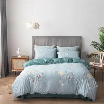 Rural style simple home textile comfortable bedding printed ice silk quilt cover pillowcase three-piece set
Rural style simple home textile comfortable bedding printed ice silk quilt cover pillowcase three-piece set