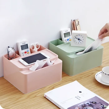 Multifunctional tissue box creative living room paper box desktop remote napkin box control storage box
Multifunctional tissue box creative living room paper box desktop remote napkin box control storage box
