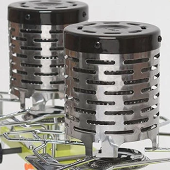 Portable Mini Camping Heater Cover Outdoor Gas Stove Cap Warmer Heater Stainless Steel Warming Stove Cover 
Portable Mini Camping Heater Cover Outdoor Gas Stove Cap Warmer Heater Stainless Steel Warming Stove Cover