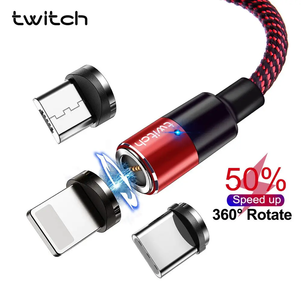 Twitch Magnetic Charger Micro USB Cable for iPhone 11 Pro Max Fast Charging Cord USB Type C Type-C Magnet Mobile Phone Cables
Twitch Magnetic Charger Micro USB Cable for iPhone 11 Pro Max Fast Charging Cord USB Type C Type-C Magnet Mobile Phone Cables