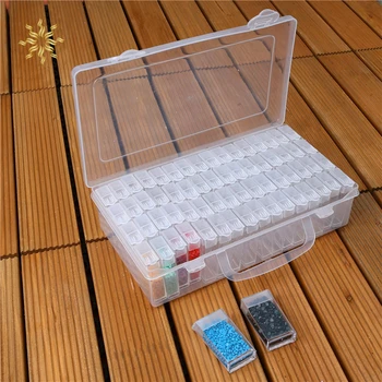 64 Grids Nails Rhinestones Beads DIY Craft Storage Box Transparent Suitcase Case Container Organizer Storage Case K802
64 Grids Nails Rhinestones Beads DIY Craft Storage Box Transparent Suitcase Case Container Organizer Storage Case K802