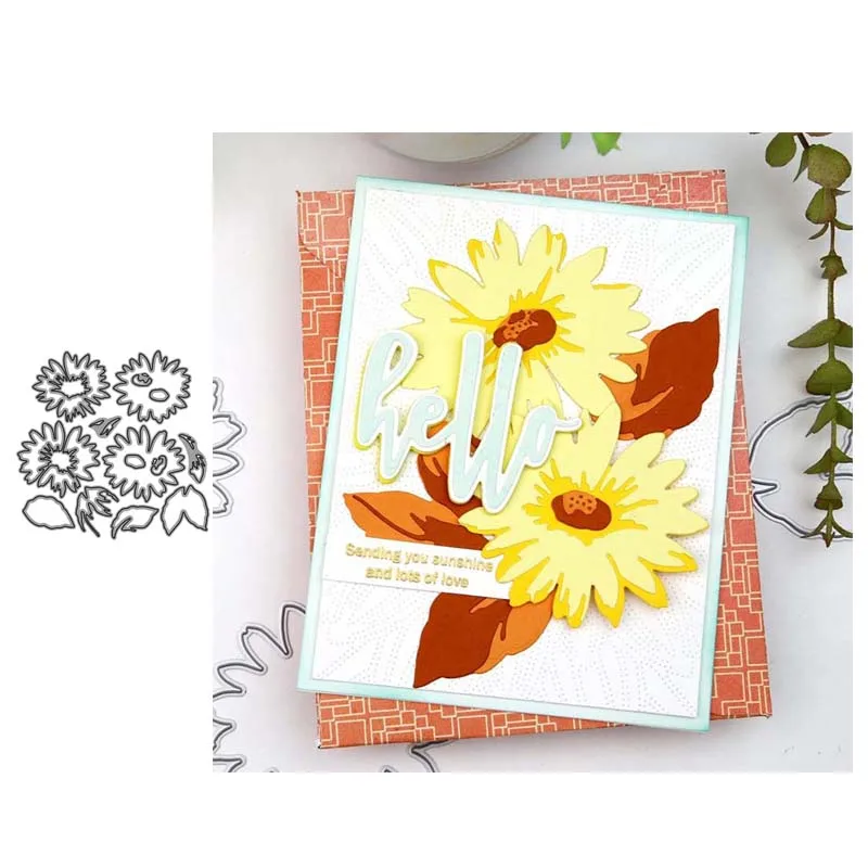 JC Sunflower New Metal Cutting Dies for Scrapbooking Mold Stencil Handmade Tools DIY Card Make Mould Model Craft Decor Template
JC Sunflower New Metal Cutting Dies for Scrapbooking Mold Stencil Handmade Tools DIY Card Make Mould Model Craft Decor Template