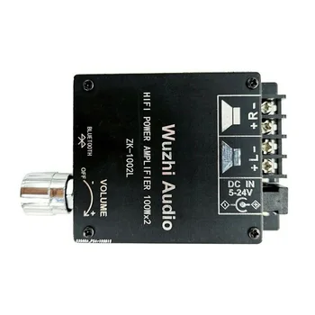 HiFi High Power Digital Amplifier 2x100W Stereo Amp Board Bluetooth 5.0 ZK-1002L Hifi Digital Amplifier Board
HiFi High Power Digital Amplifier 2x100W Stereo Amp Board Bluetooth 5.0 ZK-1002L Hifi Digital Amplifier Board