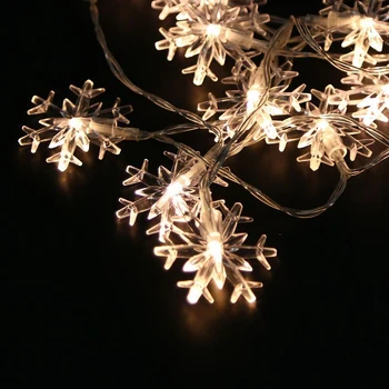 LED Snowflake Holiday Lights String Christmas Party Decoration Battery Powered Diamond LED Lighting Strings
LED Snowflake Holiday Lights String Christmas Party Decoration Battery Powered Diamond LED Lighting Strings