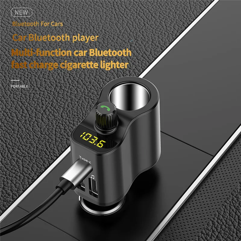 Fm transmitter Bluetooth 5.0 Car Mp3 Player LED Adapter Dual USB Charger cigarette lighter Voltage Reduction TF Card hands-free
Fm transmitter Bluetooth 5.0 Car Mp3 Player LED Adapter Dual USB Charger cigarette lighter Voltage Reduction TF Card hands-free