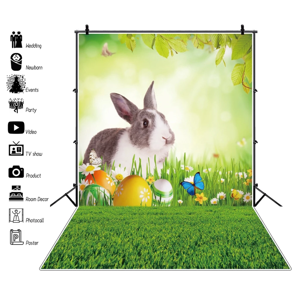 Green Grassland Eggs Rabbit Flower Nature Baby Spring Easter Backdrop Vinyl Photography Background For Photo Studio Photophone
Green Grassland Eggs Rabbit Flower Nature Baby Spring Easter Backdrop Vinyl Photography Background For Photo Studio Photophone