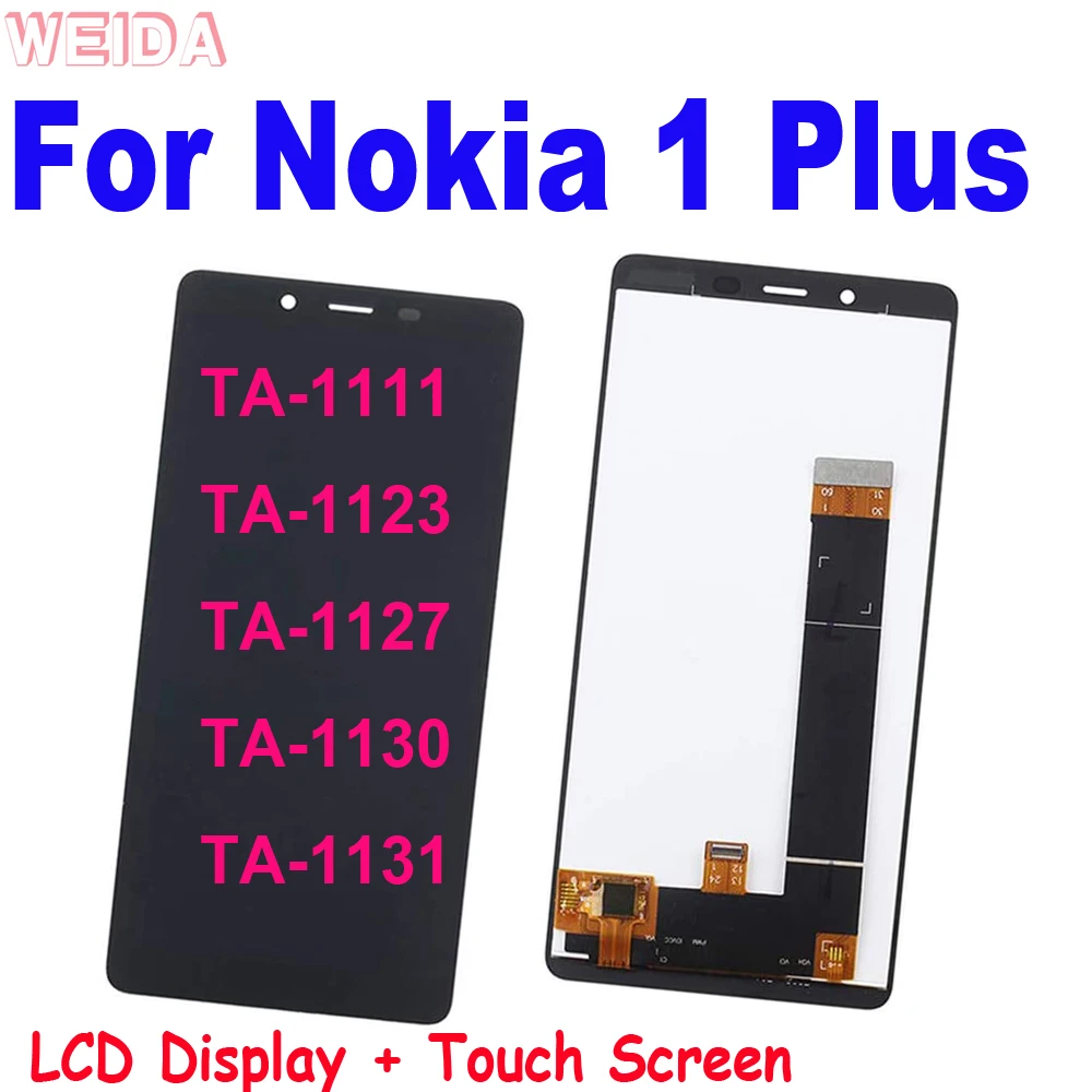 ЖК-дисплей 5,45 дюйма для Nokia 1 Plus TA-1111 TA-1123 TA-1127 TA-1130 TA-1131, сенсорный экран с дигитайзером в сборе для Nokia 1 Plus LCD
ЖК-дисплей 5,45 дюйма для Nokia 1 Plus TA-1111 TA-1123 TA-1127 TA-1130 TA-1131, сенсорный экран с дигитайзером в сборе для Nokia 1 Plus LCD