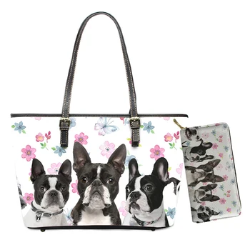 Proud Boston Terrier Print 2pcs/set Handbag PU Leather High Quality Shoulder Bag for Women Brand Design Totes Wallet
Proud Boston Terrier Print 2pcs/set Handbag PU Leather High Quality Shoulder Bag for Women Brand Design Totes Wallet