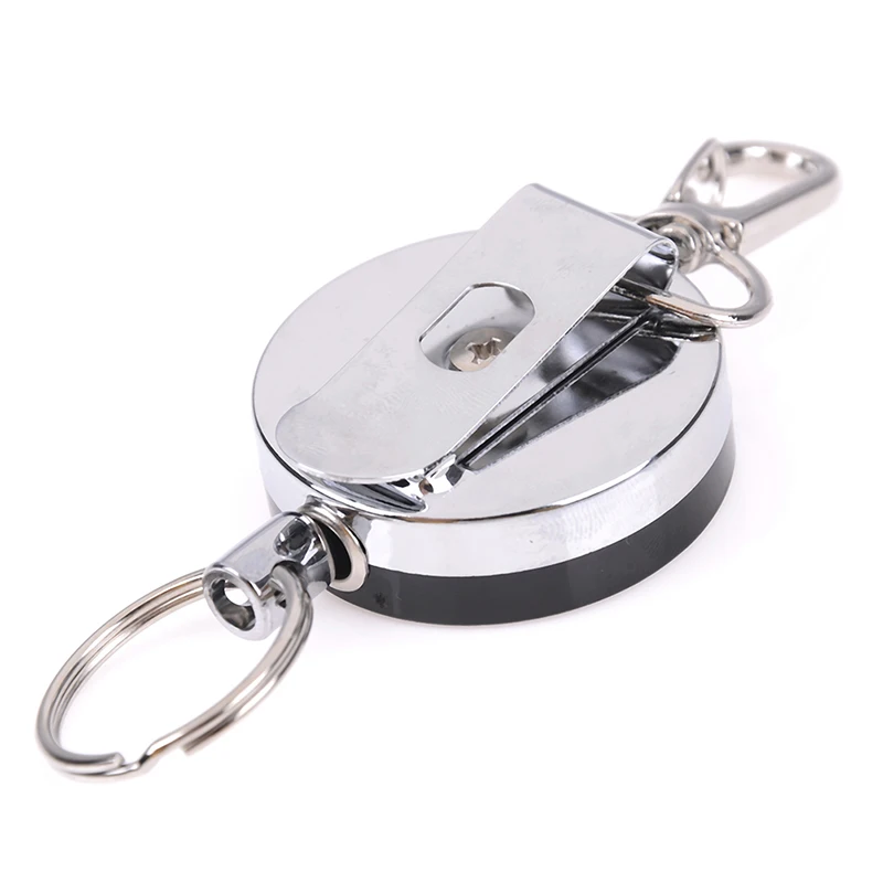 1PCS Steel Wire Rope Elastic Keychain Sporty Retractable Key Ring Anti Lost Keychain Safety Buckle ID Card Holder Clips
1PCS Steel Wire Rope Elastic Keychain Sporty Retractable Key Ring Anti Lost Keychain Safety Buckle ID Card Holder Clips