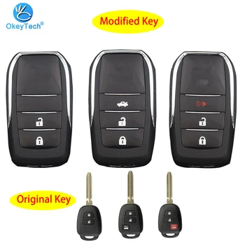 OkeyTech Modified Flip Folding Remote Control Car Key Shell Case For Toyota Reiz Corolla Camry RAV Prado 2014 2015 TOY43 Blade
OkeyTech Modified Flip Folding Remote Control Car Key Shell Case For Toyota Reiz Corolla Camry RAV Prado 2014 2015 TOY43 Blade