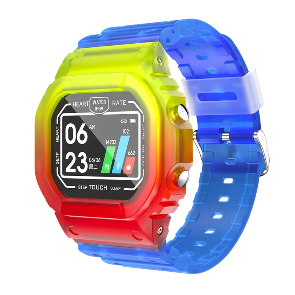K16 Smart Watch IP68 Waterproof Fitness Sports Watch Heart Rate Monitoring Pedometer Phone Information Reminder Smart Bracelet
K16 Smart Watch IP68 Waterproof Fitness Sports Watch Heart Rate Monitoring Pedometer Phone Information Reminder Smart Bracelet