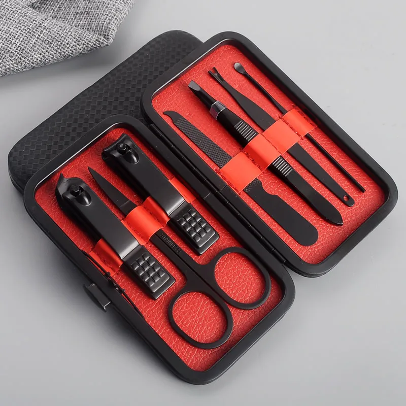 7pcs Set New Manicure Pedicure Clippers Portable Pedicure Set Nail Care Kit Stainless Steel Travel Profession Nail Cutter Tool
7pcs Set New Manicure Pedicure Clippers Portable Pedicure Set Nail Care Kit Stainless Steel Travel Profession Nail Cutter Tool
