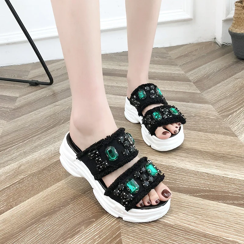 Summer Platform Heel Peep-Toe Cloth Gemstone Sandals Extra High Europe And America Sandals Women's Tassels Trend WOMEN'S Shoes
Summer Platform Heel Peep-Toe Cloth Gemstone Sandals Extra High Europe And America Sandals Women's Tassels Trend WOMEN'S Shoes