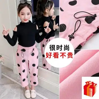 Beautiful Kids Girl Sets Spring and Autumn New Girls Retro Sports Suit Fashion Polka Dot Trousers Two-piece 3 5 7 9 11 Year Old
Beautiful Kids Girl Sets Spring and Autumn New Girls Retro Sports Suit Fashion Polka Dot Trousers Two-piece 3 5 7 9 11 Year Old