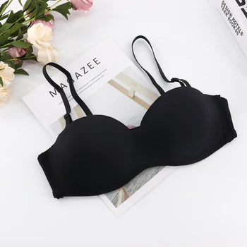 PariFairy Strapless Bras with Silicon Band Anti Slip for Party Dress Underwear Sexy Push Up Lift Breast Solid Color T-shirt Bra
PariFairy Strapless Bras with Silicon Band Anti Slip for Party Dress Underwear Sexy Push Up Lift Breast Solid Color T-shirt Bra
