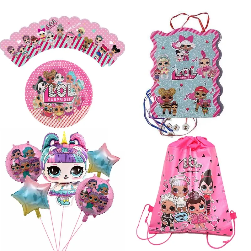 LOL surprise dolls Birthday Party theme Decoration Supplies Holiday Napkin Cup Plate Spoon Cake Stand Activity Event Kids Gifts
LOL surprise dolls Birthday Party theme Decoration Supplies Holiday Napkin Cup Plate Spoon Cake Stand Activity Event Kids Gifts