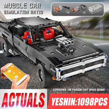 Yeshin 13081 App Motorized 42111 Technic Car Compatible MOC-17750 Ultimate Muscle Car Model Building Blocks Kids Christmas Gifts
Yeshin 13081 App Motorized 42111 Technic Car Compatible MOC-17750 Ultimate Muscle Car Model Building Blocks Kids Christmas Gifts