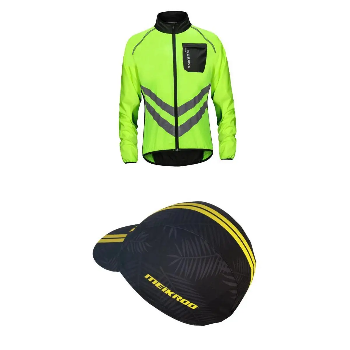 Cycling Caps Running Headwear Sun Proof Caps & Bike Wind Coat Sportswear