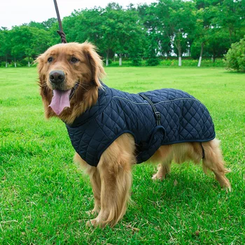 Reflective Winter Big Dog Parkas Large Pet Down Warm Golden Retriever Clothes Padded Coat Thickening Jacket For Labrador
Reflective Winter Big Dog Parkas Large Pet Down Warm Golden Retriever Clothes Padded Coat Thickening Jacket For Labrador