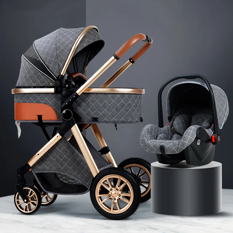 2020 New Baby Stroller 3 in 1 High Landscape Stroller Reclining Baby Carriage Foldable Light Stroller with Bassinet Baby Cradel
2020 New Baby Stroller 3 in 1 High Landscape Stroller Reclining Baby Carriage Foldable Light Stroller with Bassinet Baby Cradel