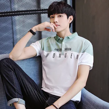 ZHIJING 2020 New Style Korean-style Men's Wear Summer Fold-down Collar Joint T-shirt t shirt men
ZHIJING 2020 New Style Korean-style Men's Wear Summer Fold-down Collar Joint T-shirt t shirt men