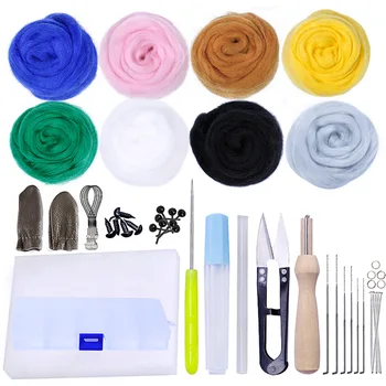 1 Set Of Wool Felt Needle Felt Tool Kit DIY Felting Mat Starter Craft Tools Craft Needlework Sets Supplies
1 Set Of Wool Felt Needle Felt Tool Kit DIY Felting Mat Starter Craft Tools Craft Needlework Sets Supplies