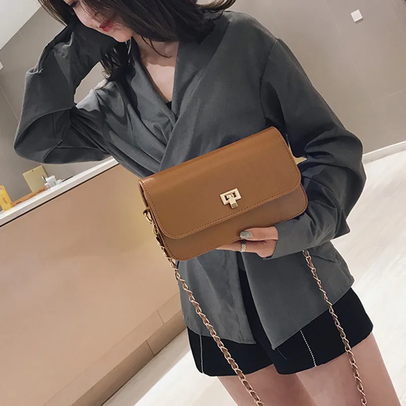 2019 Fashion New Style Korean-style Simple Solid Color PU Leather Retro WOMEN'S Shoulder Bag Chain Oblique Bag Square Sling Bag
2019 Fashion New Style Korean-style Simple Solid Color PU Leather Retro WOMEN'S Shoulder Bag Chain Oblique Bag Square Sling Bag