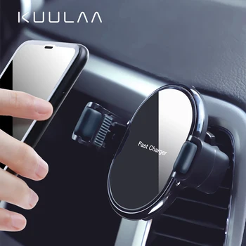 KUULAA 10W Wireless Car Charger For Xiaomi iPhone 11 XS XR X Fast Charging Automatic Roller Car Phone Holder for Huawei Samsung 
KUULAA 10W Wireless Car Charger For Xiaomi iPhone 11 XS XR X Fast Charging Automatic Roller Car Phone Holder for Huawei Samsung