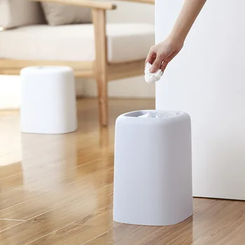 Nordic Double Trash Can For Home Living Room Kitchen Minimalist Plastic Matte Garbage Dust Bin Storage Bucket Paper Basket LA32
Nordic Double Trash Can For Home Living Room Kitchen Minimalist Plastic Matte Garbage Dust Bin Storage Bucket Paper Basket LA32