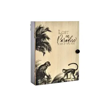 Wardrobe keeps keys wood decorated with style of "jungle" with 6 hooks inside for hang on the wall
Wardrobe keeps keys wood decorated with style of "jungle" with 6 hooks inside for hang on the wall