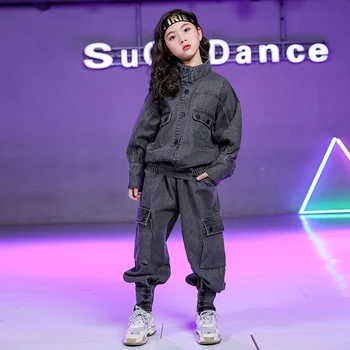 New Children's Jazz Dance Costume Denim Suit Girls Autumn Korean Version Suit Boys Handsome Hip-Hop Street Dance Costumes DL4765
New Children's Jazz Dance Costume Denim Suit Girls Autumn Korean Version Suit Boys Handsome Hip-Hop Street Dance Costumes DL4765