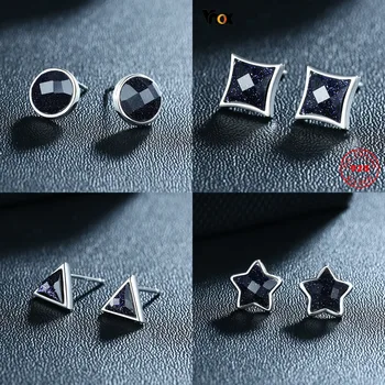Vnox Authentic 100% 925 Sterling Silver Stud Earring Geometric Round Square Triangle Star Shaped Women Men Unisex Earrings
Vnox Authentic 100% 925 Sterling Silver Stud Earring Geometric Round Square Triangle Star Shaped Women Men Unisex Earrings