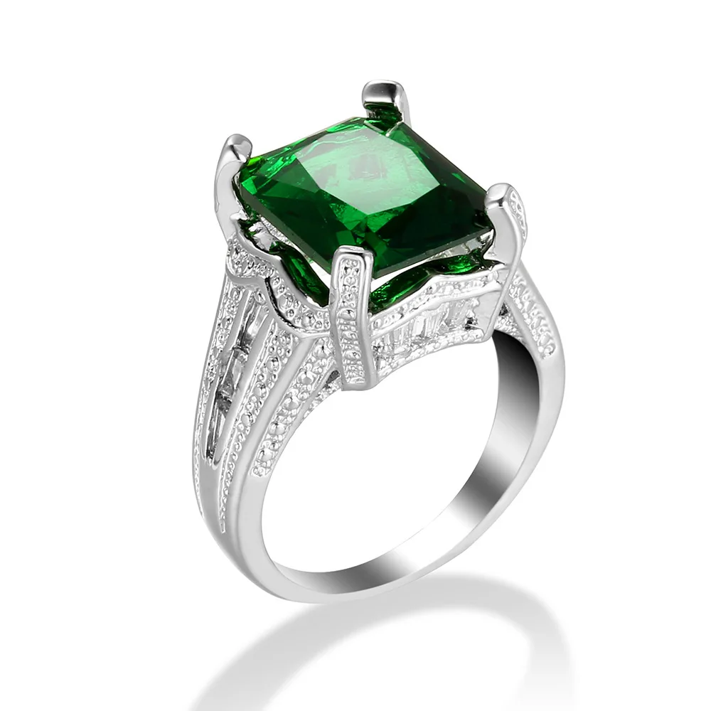 Green Color Zircon Wedding Rings Accessories Jewel Ring Fashion Jewelry Engagement Lover Valentine Birthday Couple Party Gifts
Green Color Zircon Wedding Rings Accessories Jewel Ring Fashion Jewelry Engagement Lover Valentine Birthday Couple Party Gifts