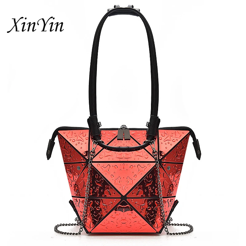 Trendy rhombus variety laser bags high quality fashion shoulder bag simple solid women large capacity messenger totes leather
Trendy rhombus variety laser bags high quality fashion shoulder bag simple solid women large capacity messenger totes leather
