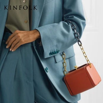 2020 New Fashion Chain Square Box Women's Bag Acrylic Chain Crossbody Bags Designer Mini Soft Leather Small Square Handbags
2020 New Fashion Chain Square Box Women's Bag Acrylic Chain Crossbody Bags Designer Mini Soft Leather Small Square Handbags