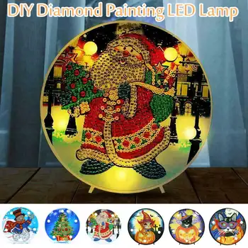 LED Decoration Light Christmas Halloween Gift DIY Full Drill Diamond Painting Light Bedroom Animal Night Lamp Home Desk Decor
LED Decoration Light Christmas Halloween Gift DIY Full Drill Diamond Painting Light Bedroom Animal Night Lamp Home Desk Decor