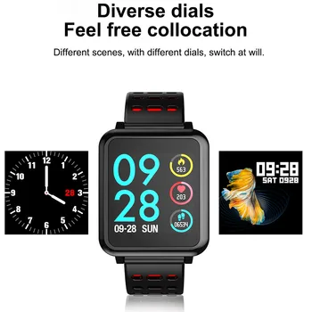T2 Smart Watch Sports Fitness Tracker Heart Rate Blood Pressure Monitoring Watch Multiple Colours For Ios Android Ip67 #20
T2 Smart Watch Sports Fitness Tracker Heart Rate Blood Pressure Monitoring Watch Multiple Colours For Ios Android Ip67 #20