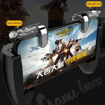 K03 Smart Phone Mobile Gaming Trigger For PUBG Mobile Gamepad Fire Button Aim Key L1 R1 Shooter Pubg Controller Gamepads 613
K03 Smart Phone Mobile Gaming Trigger For PUBG Mobile Gamepad Fire Button Aim Key L1 R1 Shooter Pubg Controller Gamepads 613