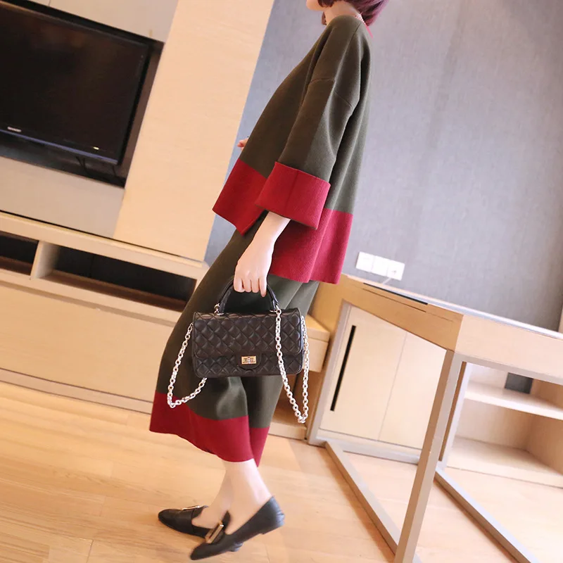 LANMREM 2020 Spring Women Loose Thin Wide Leg Pants Suit Spring New Temperament Knitted Two-piece Pants 19B-a205
LANMREM 2020 Spring Women Loose Thin Wide Leg Pants Suit Spring New Temperament Knitted Two-piece Pants 19B-a205