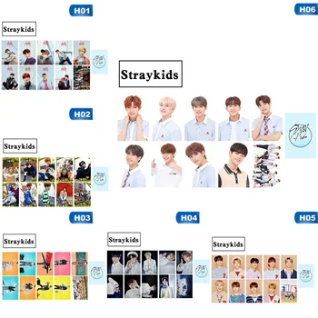 Fashion 10pcs/set New K-POP STRAY KIDS Lomo Cards Self Made Photo Cards For Fans Collection Gift 
Fashion 10pcs/set New K-POP STRAY KIDS Lomo Cards Self Made Photo Cards For Fans Collection Gift