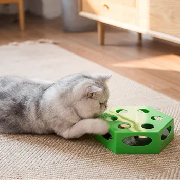 Creative 1Pc Electric Cat Toy Smart Teasing Stick Crazy Game Spinning Turntable Cat Catching Mouse Automatic Turntable Cat Toy e
Creative 1Pc Electric Cat Toy Smart Teasing Stick Crazy Game Spinning Turntable Cat Catching Mouse Automatic Turntable Cat Toy e