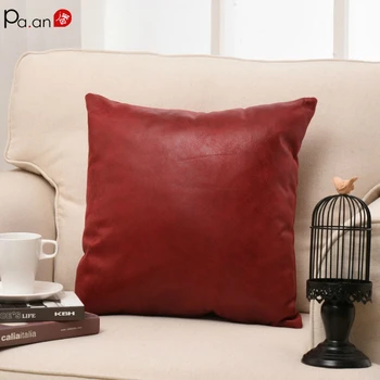 Pa.an Luxury PU Pillow Case Suede Leather Cushion Cover Durable Rustic Throw Shell Couch Sofa Bed Vintage Decorative 45cm Square
Pa.an Luxury PU Pillow Case Suede Leather Cushion Cover Durable Rustic Throw Shell Couch Sofa Bed Vintage Decorative 45cm Square