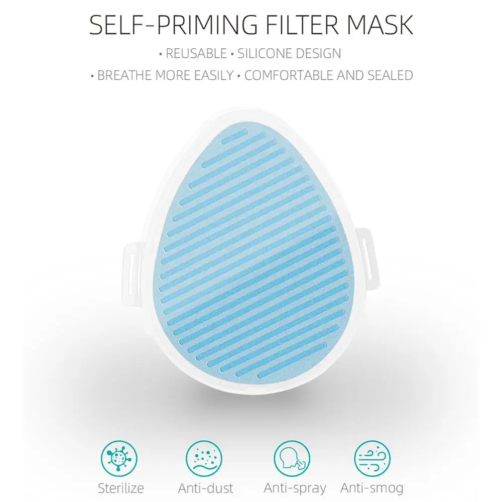 Reusable Protective Face Mask Anti Fog PM2.5 3-Ply Replaceable Filter filtration 98.2% Mouth Mask for adults and children
Reusable Protective Face Mask Anti Fog PM2.5 3-Ply Replaceable Filter filtration 98.2% Mouth Mask for adults and children