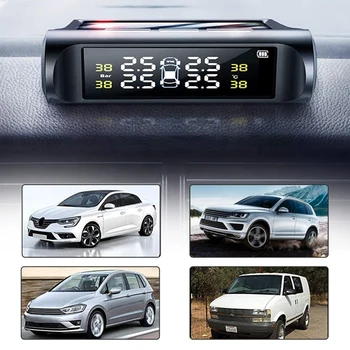 Auto Security Alarm Systems Tyre Pressure Solar Power Tire Pressure Monitor System External or internal Sensor Voice alarm
Auto Security Alarm Systems Tyre Pressure Solar Power Tire Pressure Monitor System External or internal Sensor Voice alarm